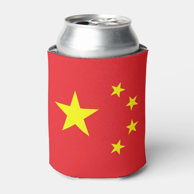 Chinese Flag Can Cooler (Can Front)