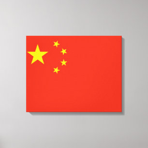 Chinese Flag (China) Canvas Print