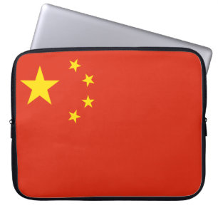 Chinese Flag (China) Laptop Sleeve