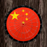 Chinese Flag Dartboard & China / game board<br><div class="desc">Dartboard: China & Chinese flag darts,  family fun games - love my country,  summer games,  holiday,  fathers day,  birthday party,  college students / sports fans</div>