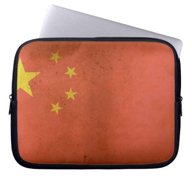 Chinese Flag Laptop Case (Front)
