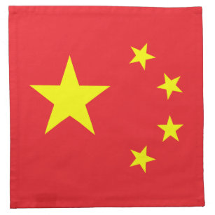 Chinese Flag Napkin