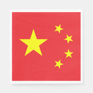 Chinese Flag Napkin