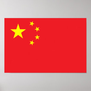 Chinese Flag Poster