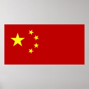 Chinese Flag Poster