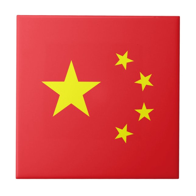 Chinese Flag Tile (Front)