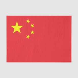 Chinese Flag Tissue Paper
