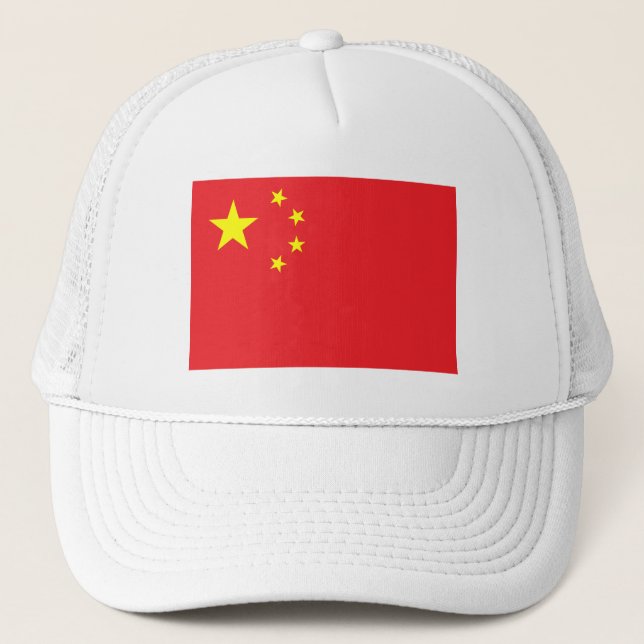 Chinese Flag Trucker Hat (Front)