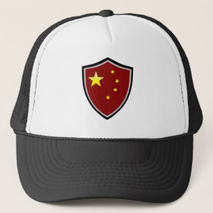 Chinese flag trucker hat