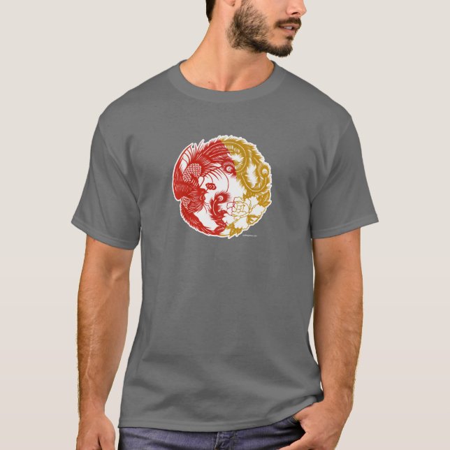 chinese floral T-Shirt (Front)