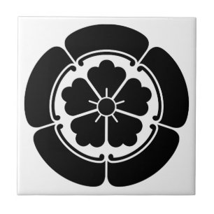 Chinese flower in goka tile