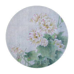 Chinese Flower with Butterfly  Cutting Board