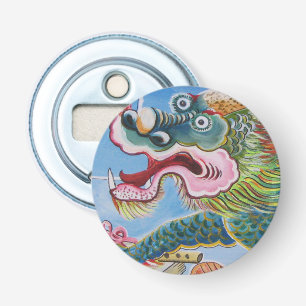 Chinese Foo Dog / Lion Guardian Mural Bottle Opener