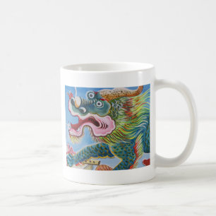 Chinese Foo Dog / Lion Guardian Mural Coffee Mug