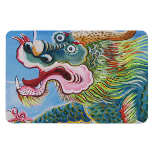 Chinese Foo Dog / Lion Guardian Mural Magnet