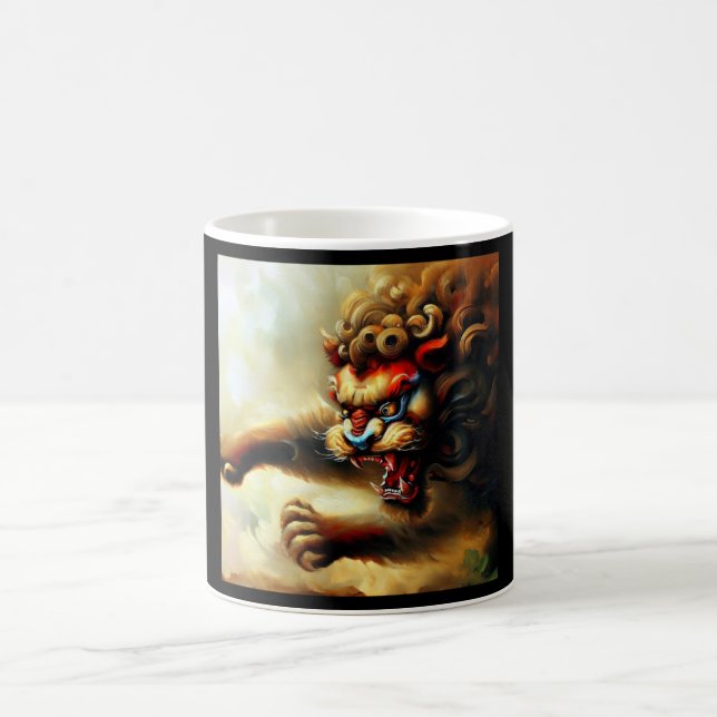 Chinese Foo Lion (10)  Coffee Mug (Center)