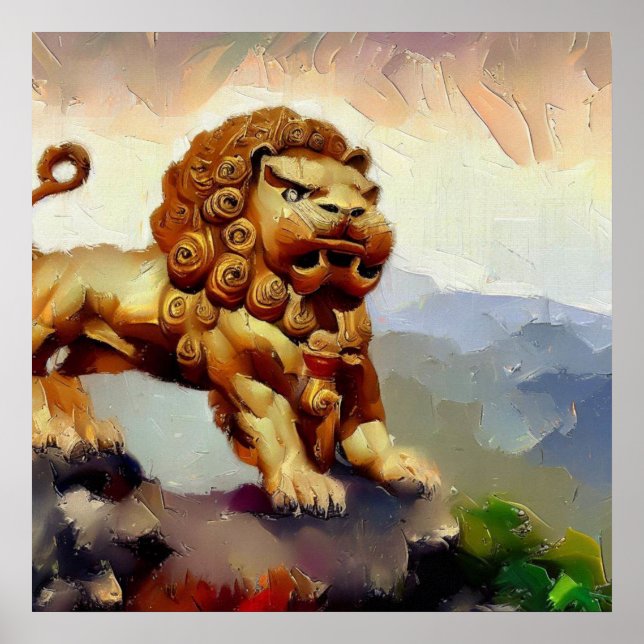 Chinese Foo Lion (20)  Poster (Front)