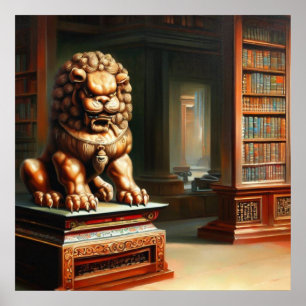 Chinese Foo Lion (30)  Poster