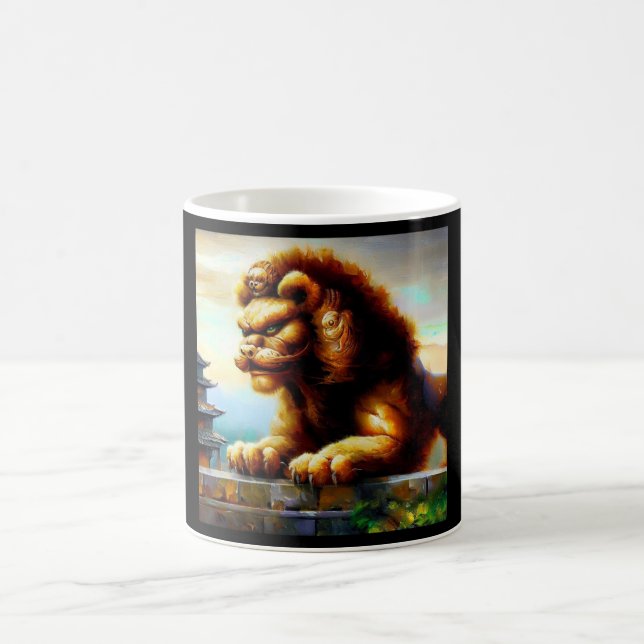 Chinese Foo Lion (31)  Coffee Mug (Center)