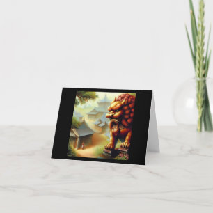 Chinese Foo Lion (3)  Card