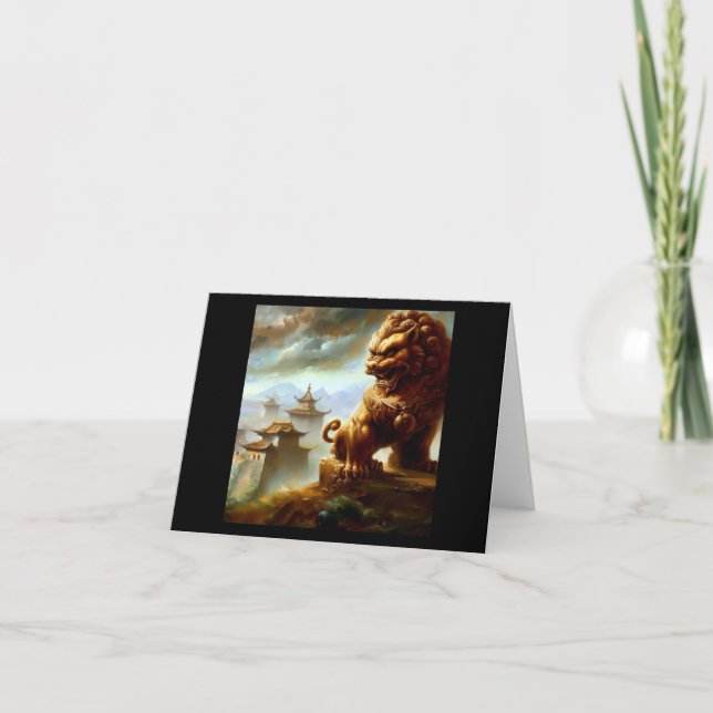 Chinese Foo Lion (9)  Card (Front)