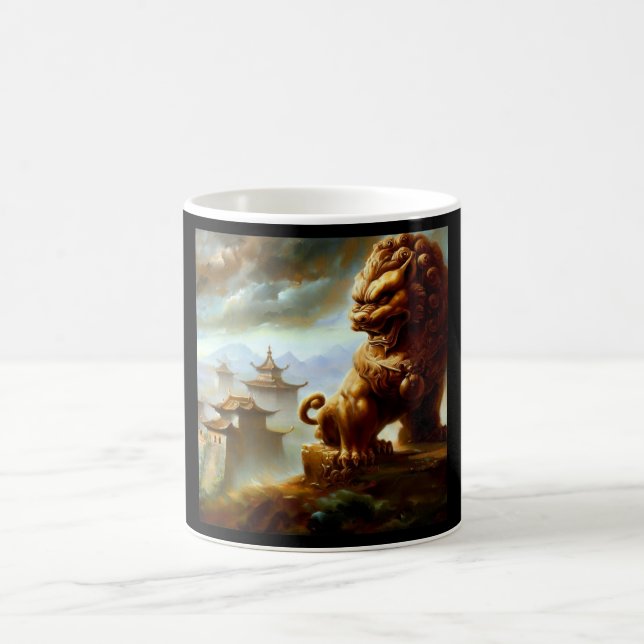 Chinese Foo Lion (9)  Coffee Mug (Center)