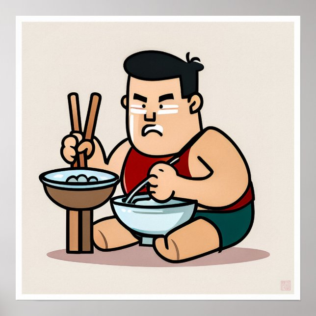 Chinese Food - Art Print (Front)