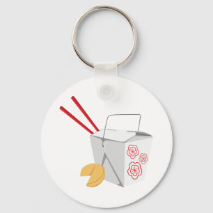 Chinese Food Container Key Ring