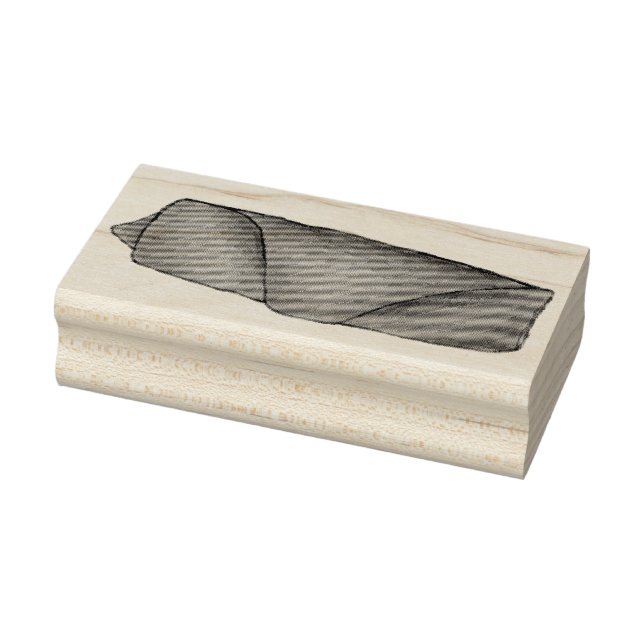 Chinese Food Takeout Eggroll Egg Roll Restaurant Rubber Stamp (Stamp)