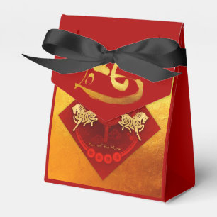 Chinese FU Luck lantern Horse Year Party TentFB01 Favour Box