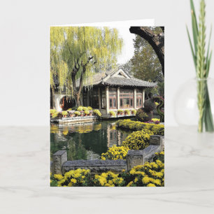 Chinese Garden Card