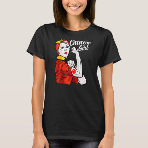 Chinese Girl China Flag Culture Heritage Country R T-Shirt