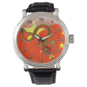 Chinese glossy flag watch