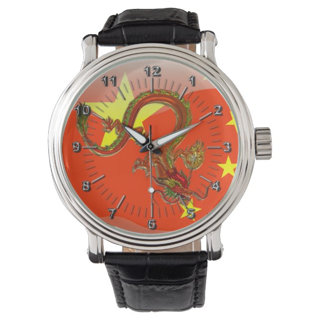 Chinese glossy flag watch (Front)