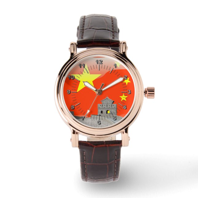 Chinese glossy flag watch (Front)