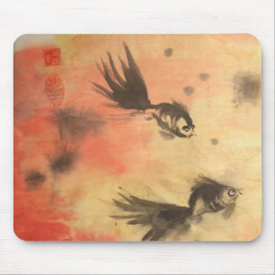 Chinese Golfish Mousepad