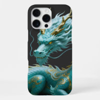 Chinese Green Gold Dragon Art Fantasy Design With