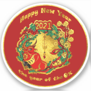 Chinese Happy New Year of The Ox