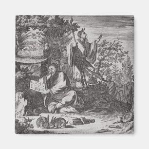 Chinese Holy Men, illustration from a description Magnet