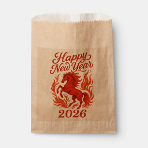 Chinese Horoscope 2026 Red Fire Horse Favour Bags