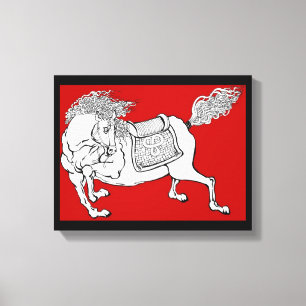 Chinese Horse Canvas Print