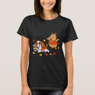 Chinese Horse Cavalier King Charles Spaniel Happy T-Shirt