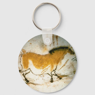 Chinese Horse,Lascaux Prehistoric Cave Paintings Key Ring