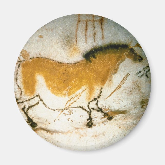 Chinese Horse,Lascaux Prehistoric Cave Paintings Magnet (Front)