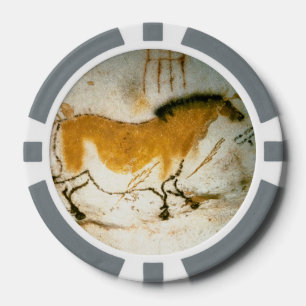 Chinese Horse,Lascaux Prehistoric Cave Paintings Poker Chips