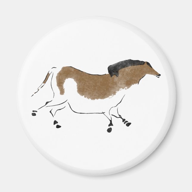 Chinese Horse Magnet (Front)