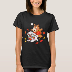 Chinese Horse Maltese Funny Kids Mens Womens Happy T-Shirt