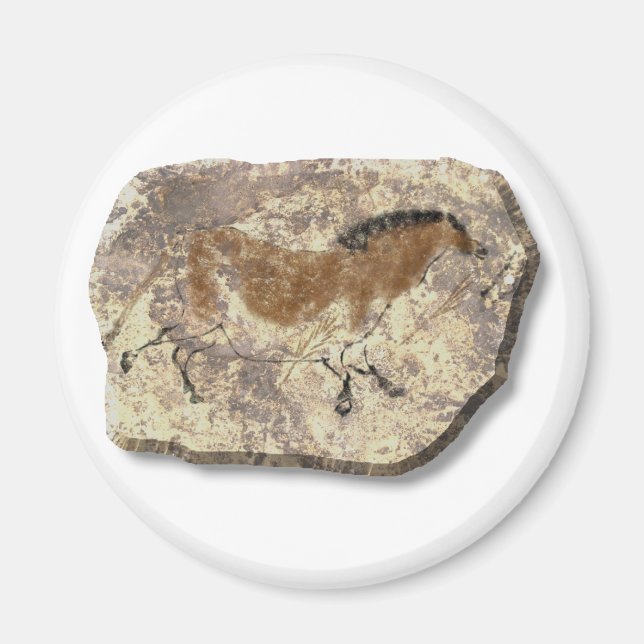Chinese Horse stone magnet (Front)