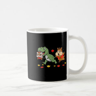 Chinese Horse T Rex Funny Kids Mens Womens Happy N Coffee Mug