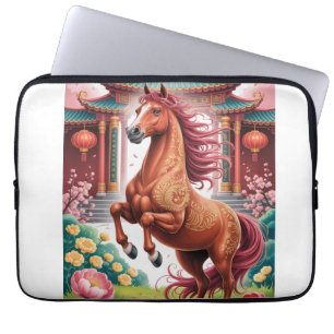 Chinese horse year laptop sleeve